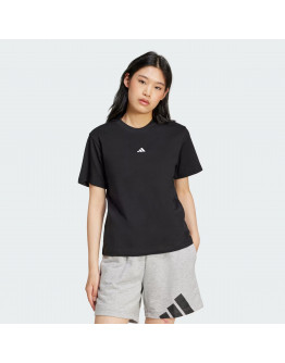 женская футболка adidas Sportswear Essentials Small Logo JC5943 - черная