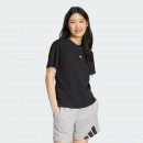 женская футболка adidas Sportswear Essentials Small Logo JC5943 - черная
