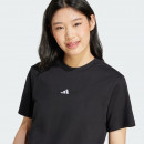 женская футболка adidas Sportswear Essentials Small Logo JC5943 - черная