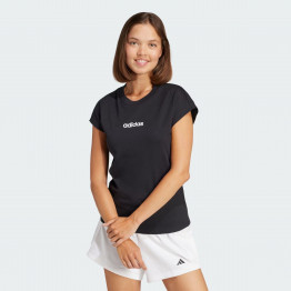 Женская футболка adidas Sportswear Linear JC8238 - черная