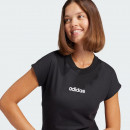 Женская футболка adidas Sportswear Linear JC8238 - черная