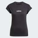 Женская футболка adidas Sportswear Linear JC8238 - черная