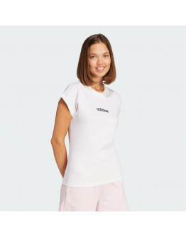 Женская футболка adidas Sportswear Linear JC8239 - белая