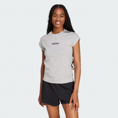 Женская футболка adidas Sportswear Linear JC8241 - серая