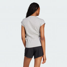 Женская футболка adidas Sportswear Linear JC8241 - серая