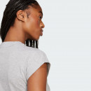 Женская футболка adidas Sportswear Linear JC8241 - серая