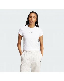 Женская футболка adidas Essentials Slim JC8973 - белая