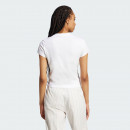 Женская футболка adidas Essentials Slim JC8973 - белая