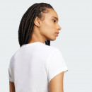 Женская футболка adidas Essentials Slim JC8973 - белая