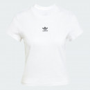 Женская футболка adidas Essentials Slim JC8973 - белая