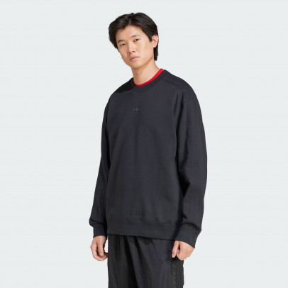 Мужская толстовка adidas Originals Premium Essentials Crew Sweatshirt JC9574 - черная