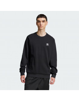 Толстовка adidas Trefoil Essentials Crewneck JD2412 - черная