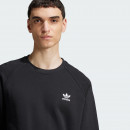 Толстовка adidas Trefoil Essentials Crewneck JD2412 - черная