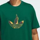 Футболка adidas Originals Trefoil Torch Tee JD2833 - зелёная