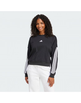 Женская толстовка adidas Sportswear Essentials 3-Stripes French Terry JE0016 - черная