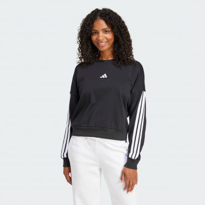 Женская толстовка adidas Sportswear Essentials 3-Stripes French Terry JE0016 - черная