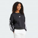 Женская толстовка adidas Sportswear Essentials 3-Stripes French Terry JE0016 - черная