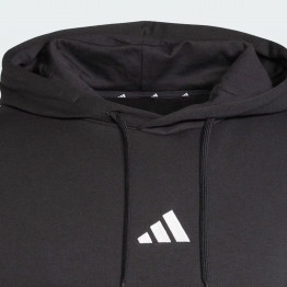Мужская толстовка adidas Sportswear Essentials Feelcozy Fleece Hoodie JE3807 - черная