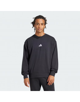 Мужская толстовка adidas Sportswear Essentials Feelcozy French Terry JE3837 - черная