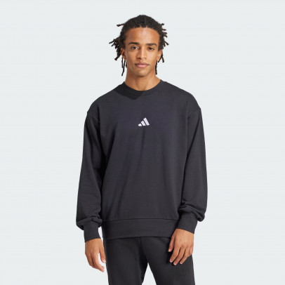 Мужская толстовка adidas Sportswear Essentials Feelcozy French Terry JE3837 - черная