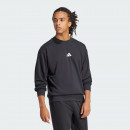 Мужская толстовка adidas Sportswear Essentials Feelcozy French Terry JE3837 - черная
