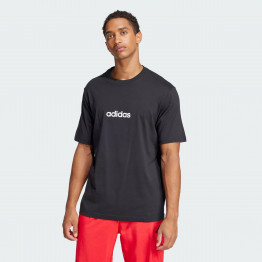 Мужская футболка adidas Sportswear Essentials Linear Single JE8993 - черная