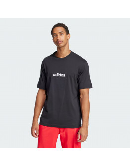 Мужская футболка adidas Sportswear Essentials Linear Single JE8993 - черная