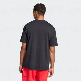 Мужская футболка adidas Sportswear Essentials Linear Single JE8993 - черная