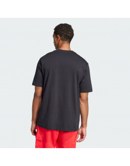 Мужская футболка adidas Sportswear Essentials Linear Single JE8993 - черная