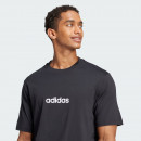 Мужская футболка adidas Sportswear Essentials Linear Single JE8993 - черная