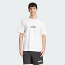 Мужская футболка adidas Sportswear Essentials Linear Single JE9000 - белая