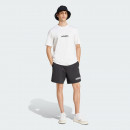 Мужская футболка adidas Sportswear Essentials Linear Single JE9000 - белая