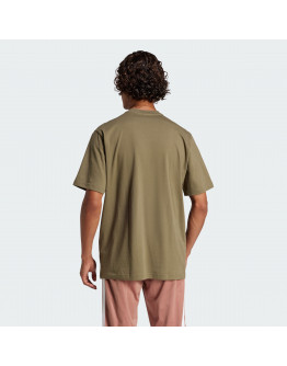 Мужская футболка adidas Sportswear Essentials Linear Single JE9001 - зеленая