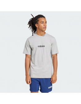 Мужская футболка adidas Sportswear Essentials Linear Single JE9002 - серая