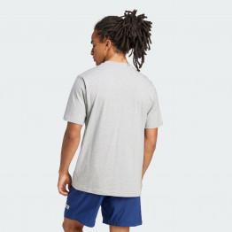 Мужская футболка adidas Sportswear Essentials Linear Single JE9002 - серая