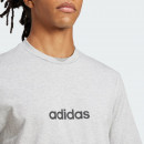 Мужская футболка adidas Sportswear Essentials Linear Single JE9002 - серая