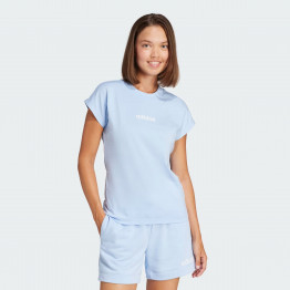 Женская футболка adidas Sportswear Linear JG8660 - синяя