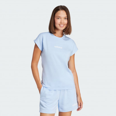 Женская футболка adidas Sportswear Linear JG8660 - синяя
