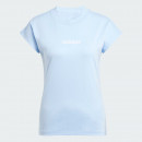 Женская футболка adidas Sportswear Linear JG8660 - синяя