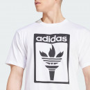 Футболка adidas Originals Trefoil Torch JJ1218 - белая