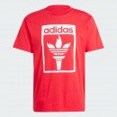 Футболка adidas Originals Trefoil Torch JJ1219 - красная