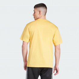 Футболка adidas Originals Trefoil Torch JJ1220 - желтая