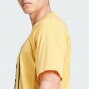 Футболка adidas Originals Trefoil Torch JJ1220 - желтая