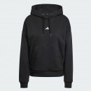 Женская утепленная толстовка adidas Sportswear Essentials Small Logo Feel Cozy Hoodie JN1861 - черная