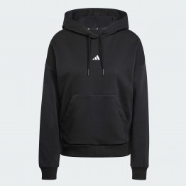 Женская утепленная толстовка adidas Sportswear Essentials Small Logo Feel Cozy Hoodie JN1861 - черная