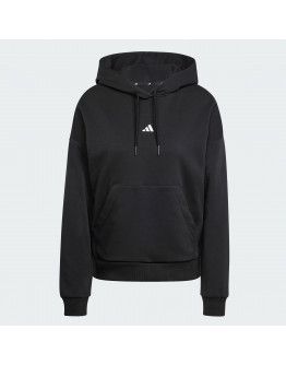 Женская утепленная толстовка adidas Sportswear Essentials Small Logo Feel Cozy Hoodie JN1861 - черная