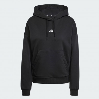 Женская утепленная толстовка adidas Sportswear Essentials Small Logo Feel Cozy Hoodie JN1861 - черная