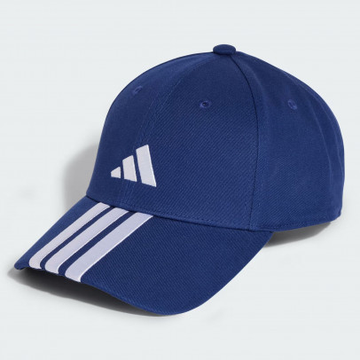 Кепка с козырьком unisex adidas Sportswear 3-Stripes New Logo Baseball JP0384 - синяя