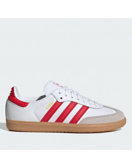 Подростковые кроссовки adidas Originals Samba OG J JQ2833 - белые