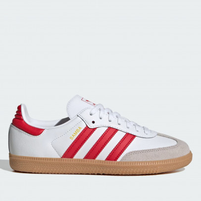 Подростковые кроссовки adidas Originals Samba OG J JQ2833 - белые